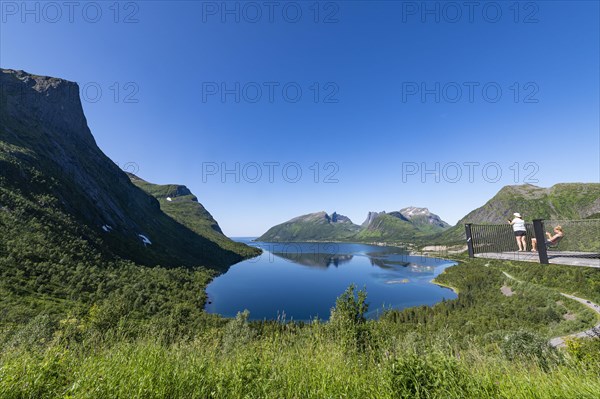 Bergsbotn viewing plattform overlooking Bergsbotn fjord