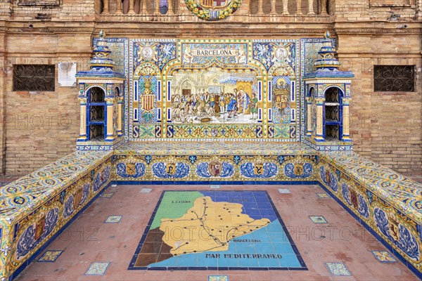 Azulejo tiles mosaic pictures