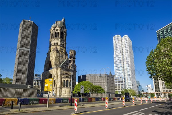 Kaiser Wilhelm Memorial Church and Upper West high-rise