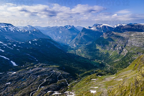 Overlook over Geirangerfjord