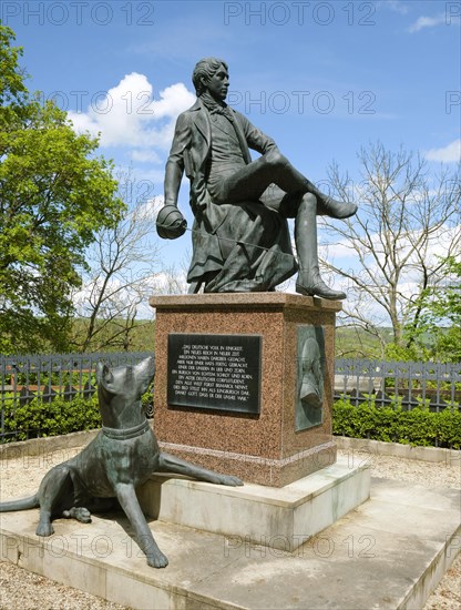 Young Bismarck Monument from 1895/96 near Bad Koesen