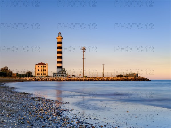 Faro lighthouse in the evening light