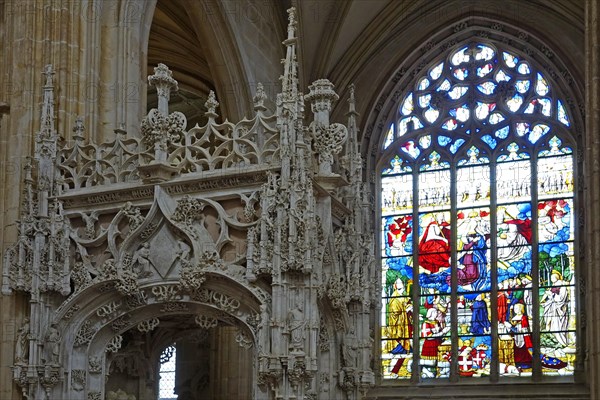 Tomb of Margaret of Austria in the choir