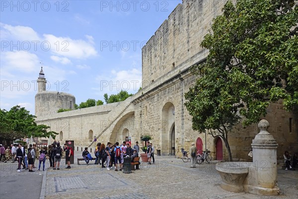 Tour de Constance tower and Porte de la Gardette in the northern ramparts