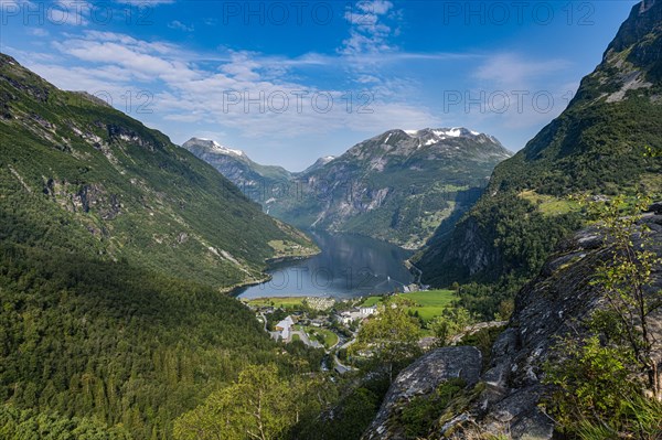 Overlook over Geirangerfjord