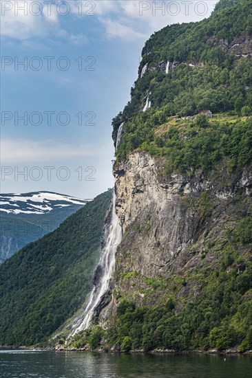 Waterfall in Geirangerfjord