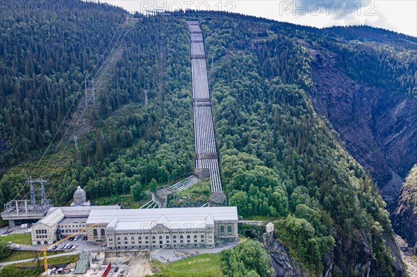 Aerial of the Hydroelectric power station