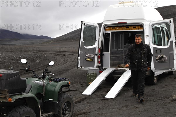 ATV is loaded into Sprinter