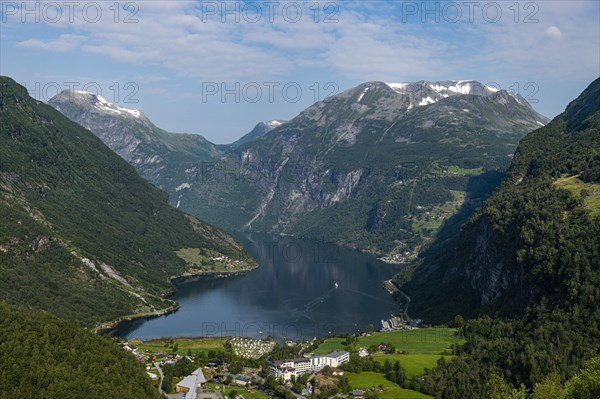 Overlook over Geirangerfjord