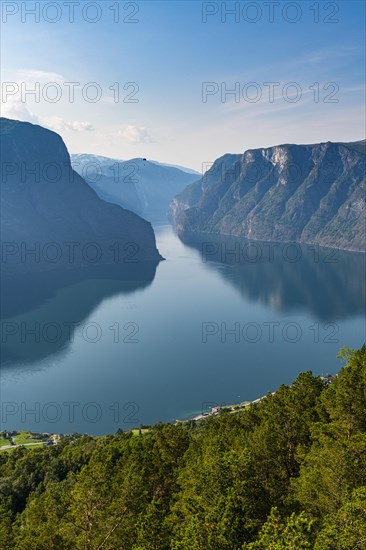 Overlook over Aurlandsfjord