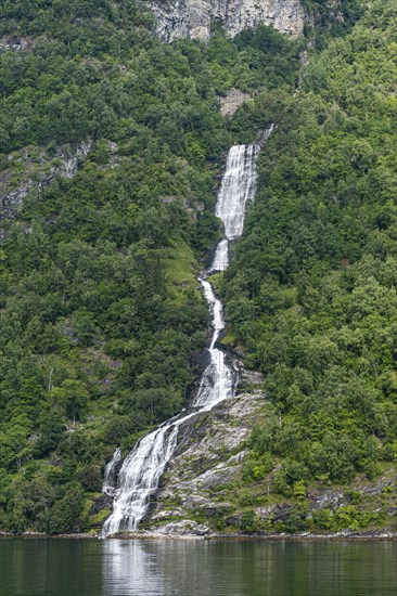 Waterfall in Geirangerfjord