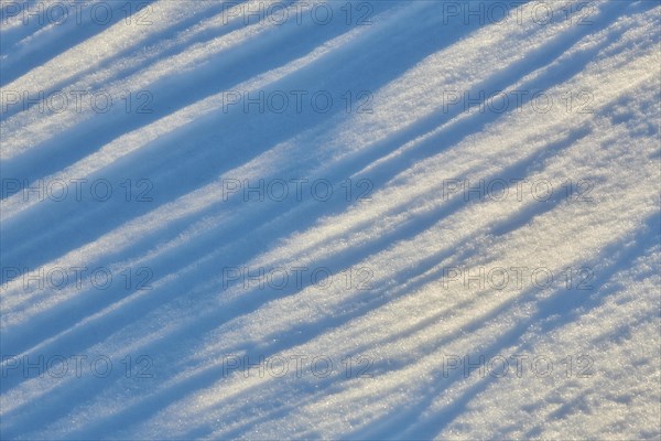 Snowdrifts on mount Lusen