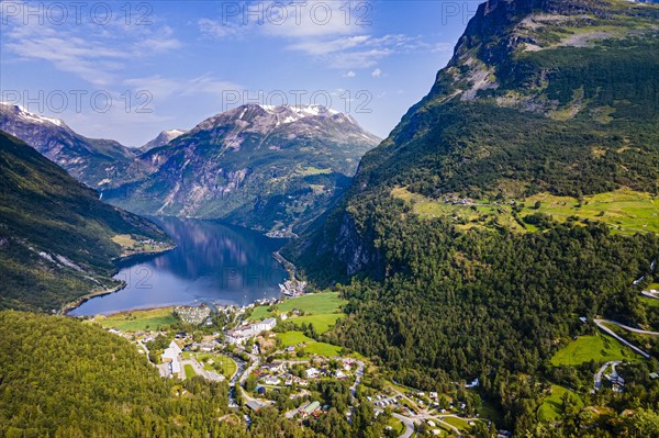 Overlook over Geirangerfjord