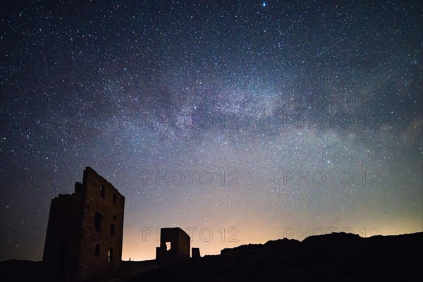 Milky Way over Wheal Coates Tin Mine