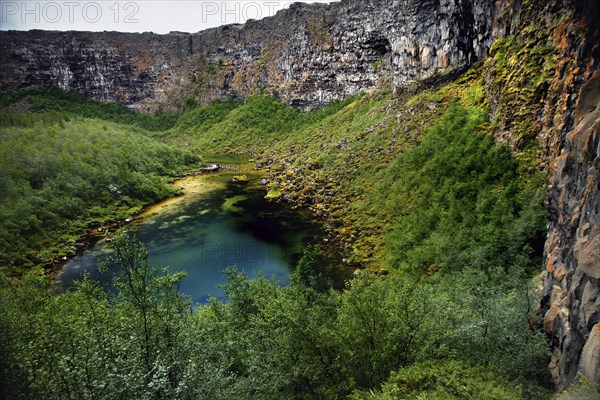 Lava rock canyon