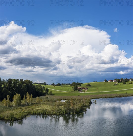 Thunderclouds over Riegsee