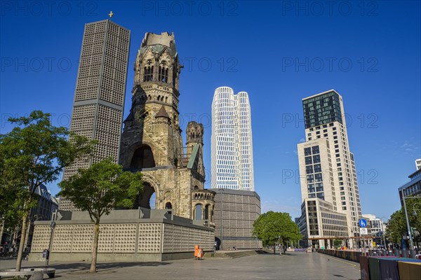 Kaiser Wilhelm Memorial Church and Upper West high-rise