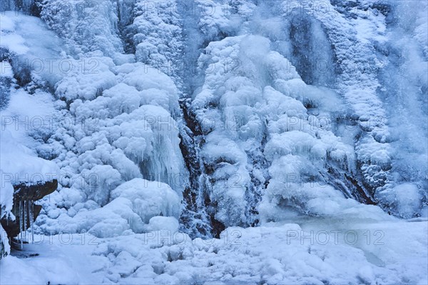 Frozen Riesloch waterfalls