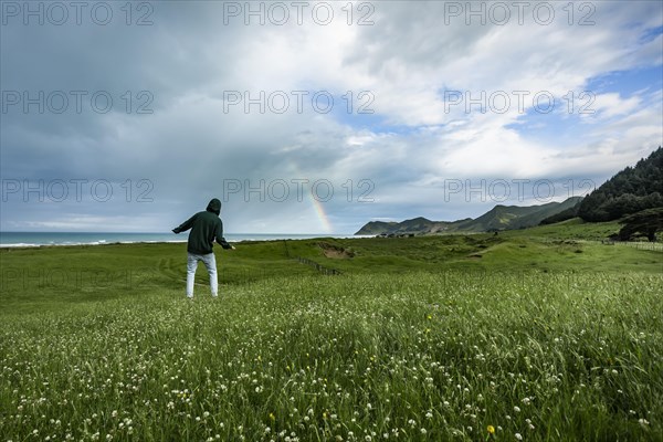 Guy at beach