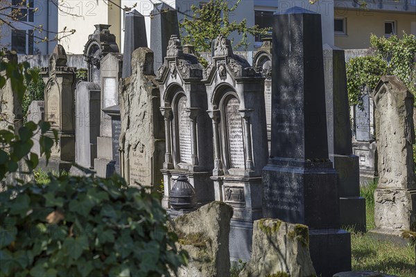 Gravestones at the Old Jewish Cemetery