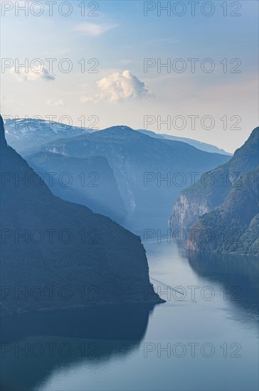 Overlook over Aurlandsfjord