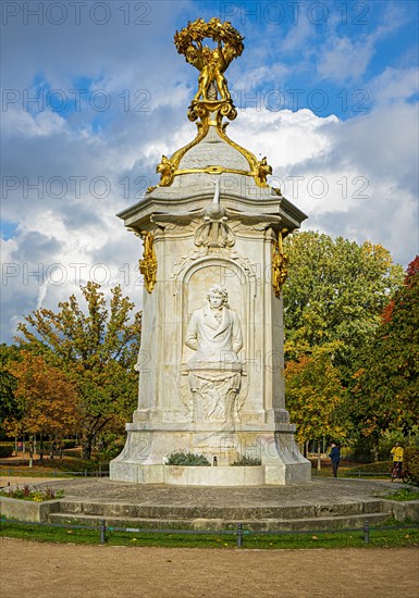 The Beethoven Haydn Mozart Monument in the Berlin Tiergarten