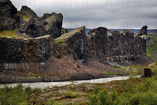 Columnar basalt