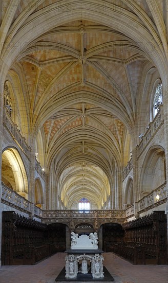 Choir with tomb of Philibert Le Beau