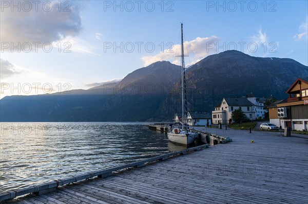 Harbour of Eidfjord village