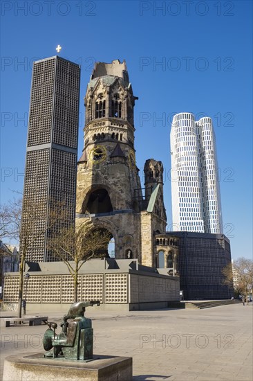 Kaiser Wilhelm Memorial Church and Upper West high-rise