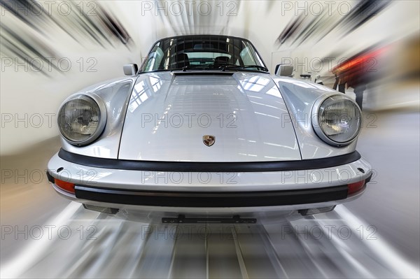 Porsche Carrera G-Series 1973 in the basement of the Pinakothek der Moderne