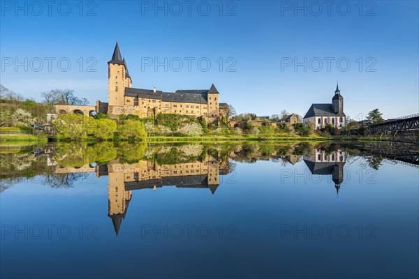 Rochlitz Castle and Petri Church