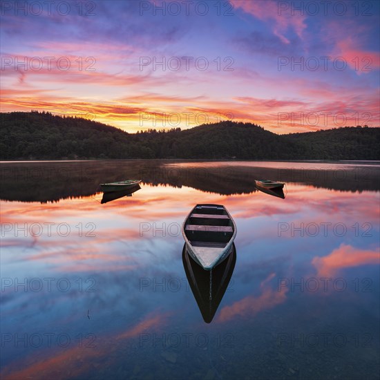 Morning glow at the Edersee