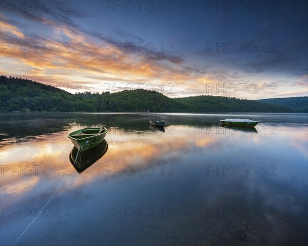 Morning glow at the Edersee