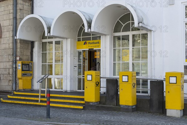 Mailboxes at Postbank Finance Center