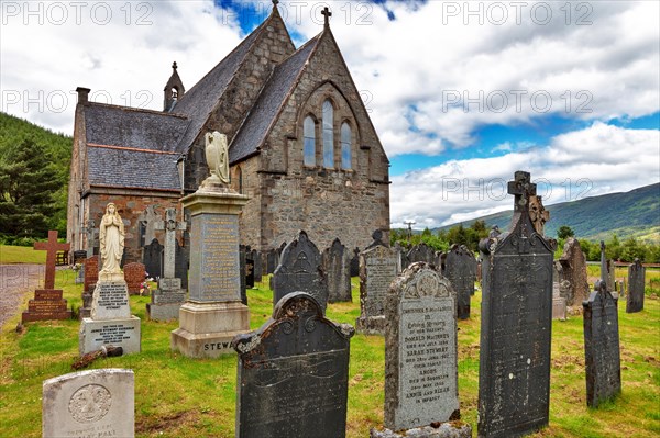 Church of St. John with graveyard