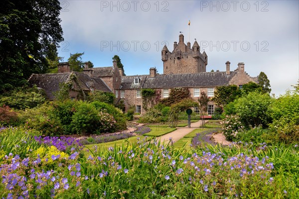 Cawdor Castle with garden near Inverness