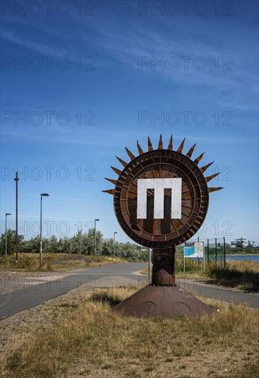 Symbol at the open-air museum in Ferropolis