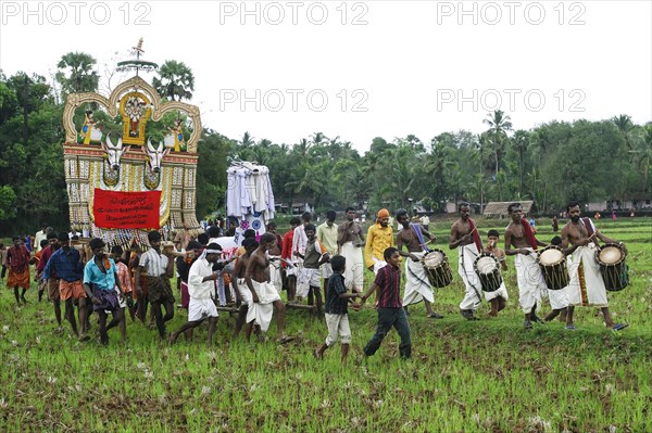 Anthimahakallai Kavu festival in Cheelakkarai near Thrissur