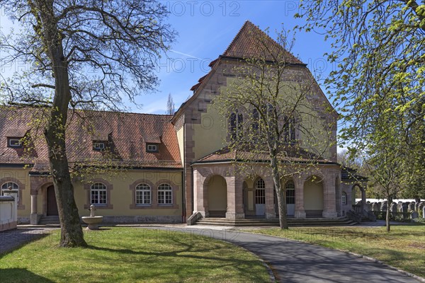 Mourning hall of the New Jewish Cemetery