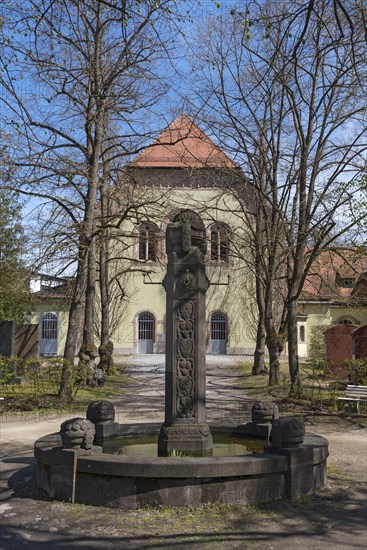 Mourning hall of the New Jewish Cemetery