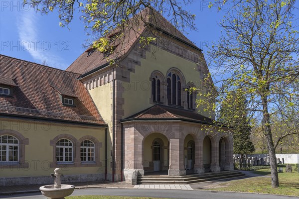 Mourning hall of the New Jewish Cemetery