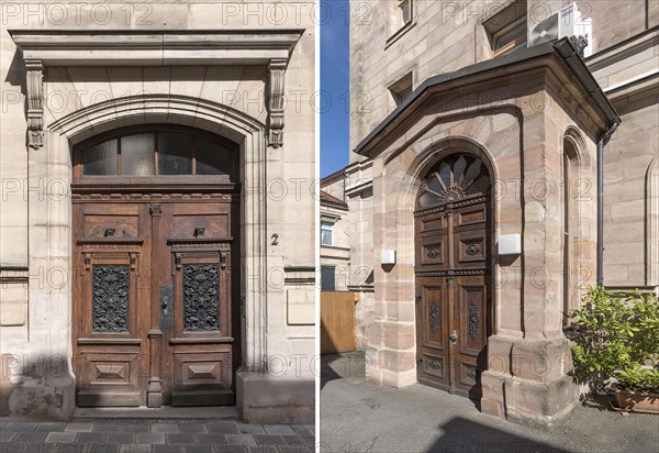 Front door to the former Jewish orphanage 1868 to 1942