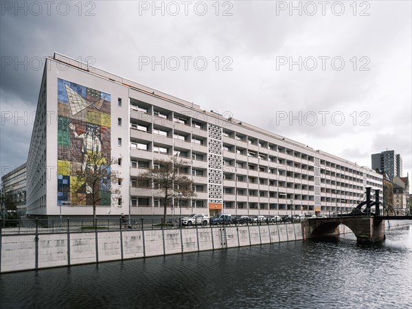 Renovated GDR panel building apartment house in Friedrichsgracht