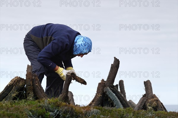 Peat digger