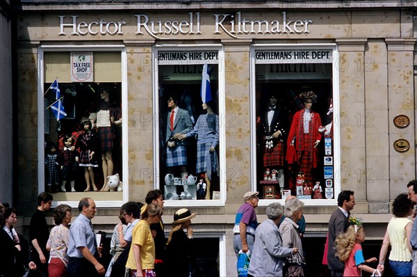 Shop window Kiltmaker