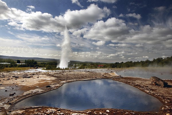 Geysir and Strokkur