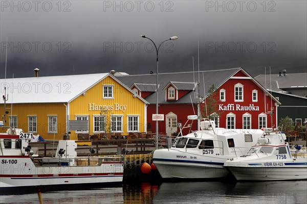 Houses and fishing harbour