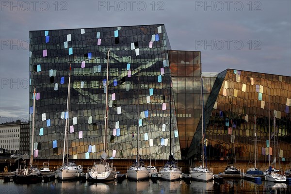 Modern concert hall Harpa