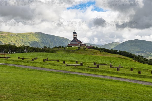 Church near Lofotr Viking Museum